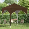 Pop-up šventinis palapinė 194 x 194 x 245 cm Taupe