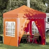 Pop-up šventinis palapinė 195 x 195 x 245 cm Oranžinė