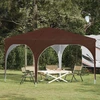 Pop-up šventinis palapinė 290 x 290 x 245 cm Ruda