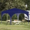 Pop-up šventinis palapinė 290 x 290 x 245 cm Mėlyna