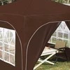 Pop-up šventinis palapinė 290 x 290 x 245 cm Ruda