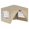 Pop-up šventinis palapinė 290 x 290 x 245 cm Kreminė