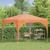 Pop-up šventinis palapinė 290 x 290 x 245 cm Oranžinė