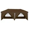 Pop-up šventinis palapinė 575 x 288 x 245 cm Taupe