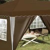 Pop-up šventinis palapinė 575 x 288 x 245 cm Taupe