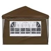 Pop-up šventinis palapinė 575 x 288 x 245 cm Taupe