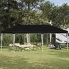 Pop-up šventinis palapinė 575 x 290 x 245 cm Juoda