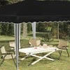 Pop-up šventinis palapinė 575 x 290 x 245 cm Juoda