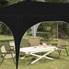 Pop-up šventinis palapinė 575 x 288 x 245 cm Juoda