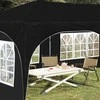 Pop-up šventinis palapinė 575 x 288 x 245 cm Juoda