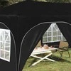 Pop-up šventinis palapinė 575 x 288 x 245 cm Juoda