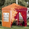 Pop-up šventinis palapinė 195 x 195 x 245 cm Oranžinė