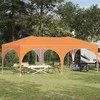 Pop-up šventinis palapinė 575 x 288 x 245 cm Oranžinė