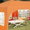 Pop-up šventinis palapinė 575 x 288 x 245 cm Oranžinė
