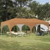 Pop-up šventinis palapinė 575 x 288 x 245 cm Smėlio