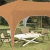 Pop-up šventinis palapinė 575 x 288 x 245 cm Smėlio