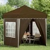 Pop-up šventinis palapinė 195 x 195 x 245 cm Taupe