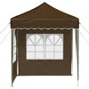 Pop-up šventinis palapinė 195 x 195 x 245 cm Taupe