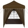 Pop-up šventinis palapinė 195 x 195 x 245 cm Taupe
