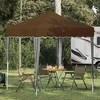 Pop-up šventinis palapinė 195 x 195 x 245 cm Taupe