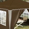 Pop-up šventinis palapinė 288 x 288 x 245 cm Taupe
