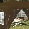 Pop-up šventinis palapinė 575 x 288 x 245 cm Taupe