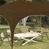 Pop-up šventinis palapinė 575 x 288 x 245 cm Taupe