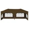 Pop-up šventinis palapinė 575 x 288 x 245 cm Taupe