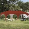 Pop-up šventinis palapinė 575 x 288 x 245 cm Terakotos