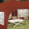 Pop-up šventinis palapinė 575 x 288 x 245 cm Terakotos