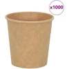 Popieriniai kavos puodeliai 1000 vnt 4oz 100ml Ruda
