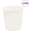 Popieriniai kavos puodeliai 1000 vnt 4oz 100ml Baltas