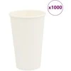 Popieriniai kavos puodeliai, 1000vnt., 16oz, 400ml, baltas