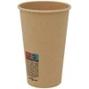 Popieriniai kavos puodeliai, 1000vnt., 16oz, 400ml, ruda