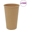 Popieriniai kavos puodeliai, 1000vnt., 16oz, 400ml, ruda