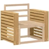 Porankiai 2 pcs Balta 58,5 x 10 x 61 cm Kietos akacijos mediena