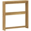 Porankiai 2 pcs Balta 58,5 x 10 x 61 cm Kietos akacijos mediena