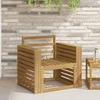 Porankiai 2 pcs Balta 58,5 x 10 x 61 cm Kietos akacijos mediena