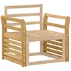 Porankiai 2 pcs Balta 58,5 x 8 x 60 cm Kietos akacijos mediena