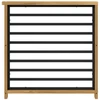 Porankiai 2 pcs Balta 60 x 6 x 61 cm Kietos akacijos mediena