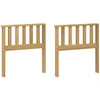 Porankiai 2 pcs Balta 60 x 6 x 61 cm Kietos akacijos mediena