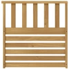 Porankiai 2 pcs Balta 60 x 6 x 61 cm Kietos akacijos mediena