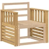 Porankiai 2 pcs Balta 60 x 6 x 61 cm Kietos akacijos mediena