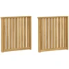 Porankiai 2 pcs Balta 60 x 6 x 61 cm Kietos akacijos mediena