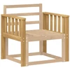 Porankiai 2 pcs Balta 60 x 6 x 61 cm Kietos akacijos mediena