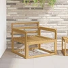 Porankiai 2 pcs Balta 79 x 6 x 61 cm Kietos akacijos mediena