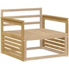 Porankiai 2 pcs Balta 79 x 6 x 61 cm Kietos akacijos mediena