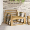 Porankiai 2 pcs Balta 80 x 6 x 61 cm Kietos akacijos mediena