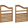 Porankiai 2 pcs Ruda 59 x 4 x 73 cm Apdirbta mediena