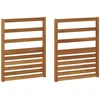Porankiai 2 pcs Ruda 59 x 4 x 73 cm Apdirbta mediena